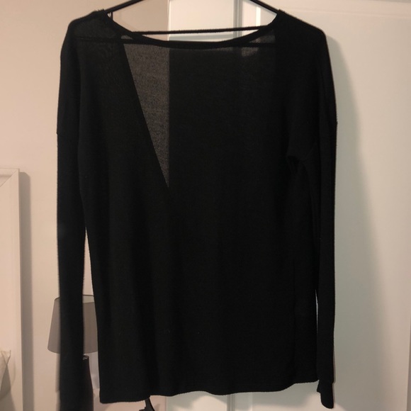 Low back, black long sleeve - Picture 2 of 2